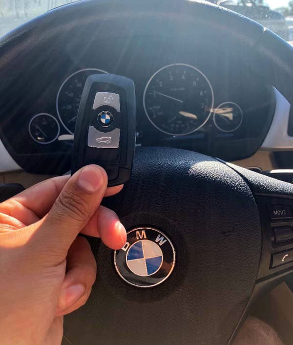 BMW key fob programming