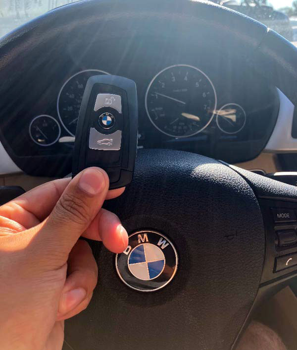 BMW key fob replacement.