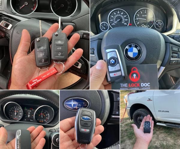recent car keys we cut and programmed