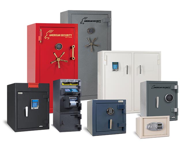 A selction of AMSEC safes